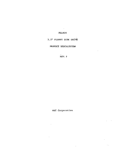 FD1035_Product_Description_Jul84