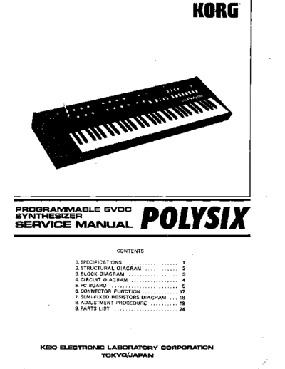 korg polysix service manual