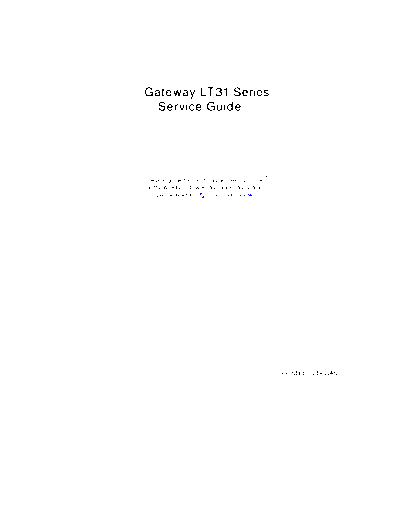 gateway lt31