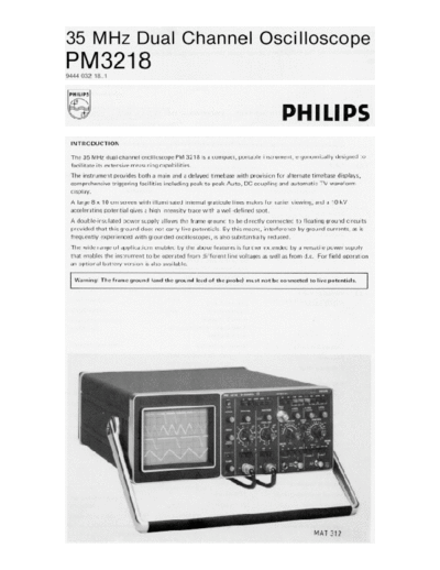 pm3218_specifications