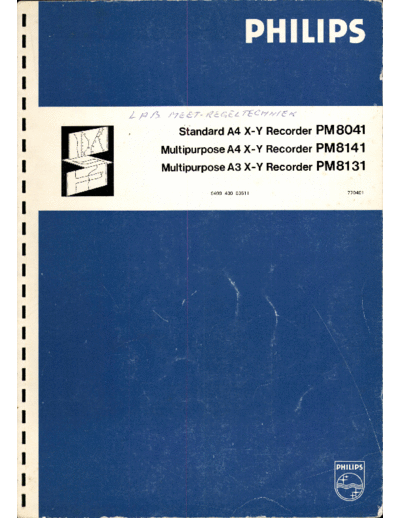PM8141 X-Y Recorder