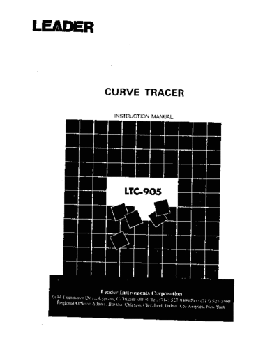 leader_ltc_905_instruction_manual