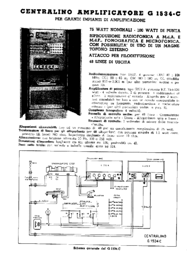 Geloso G1534C centralino