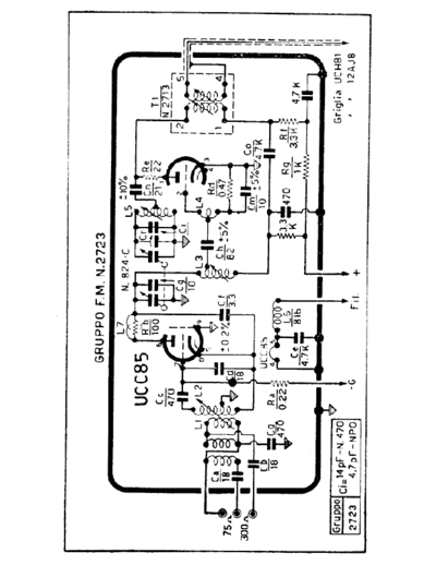Geloso 2723 FM RF Unit