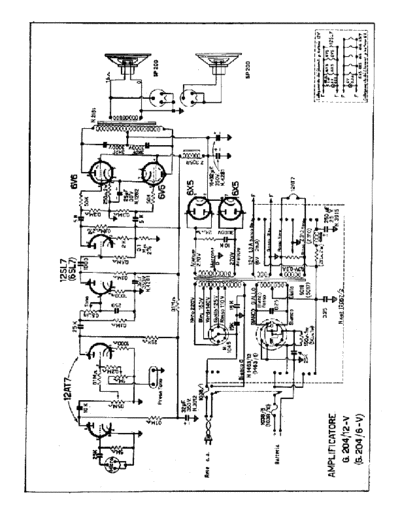 Geloso G204-12V G204-6V Amplifier