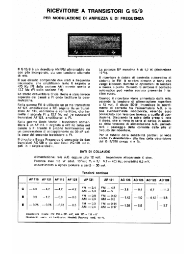 Geloso G16-9 specs