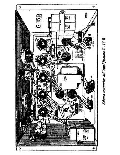 Geloso G15R Amplifier assembly