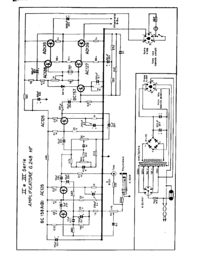 Geloso G248HF Amplifier II and III series