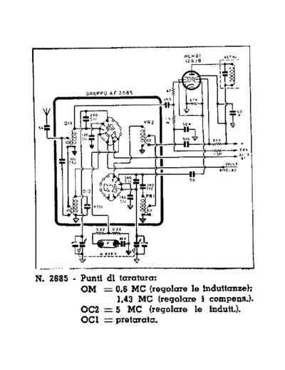 Geloso 2685 RF unit