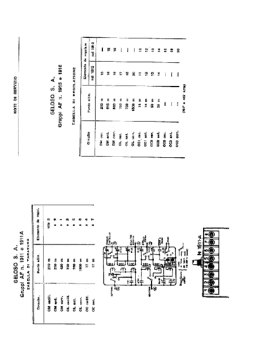 Geloso 1911 1911A RF Units alignment