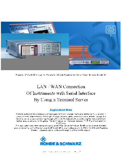 R&S DVRM Application note 3