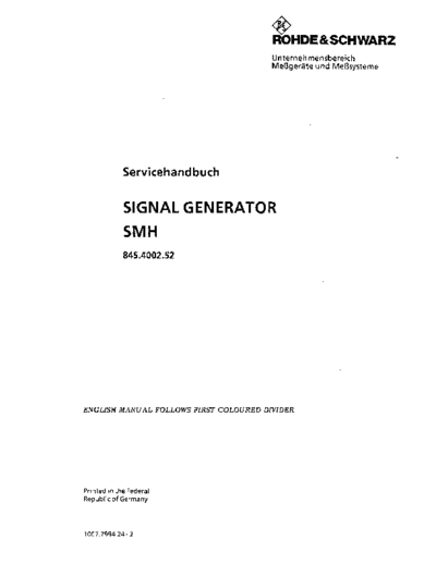 SMH-1007.7994.15-Bd.2-Service-German-English
