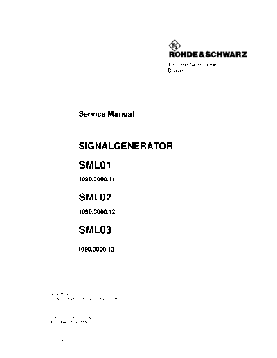 R&S SML_SHB_BD2_03 Service part 2