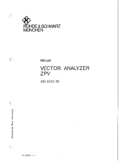 Rohde_Schwarz_Vector_Network_Analyzer_ZPV-Part1-operation-manual