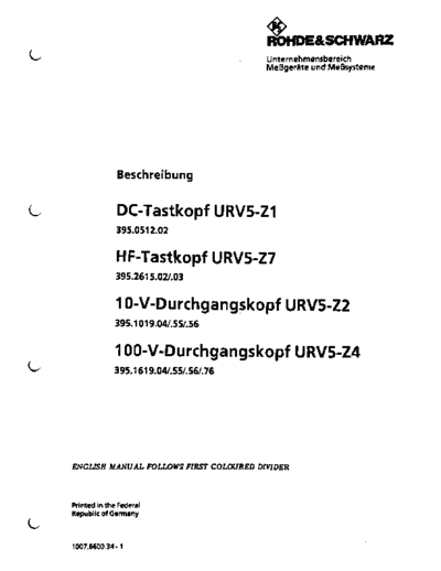 R&S_URV5-Z1_Z2_Z4_Z7