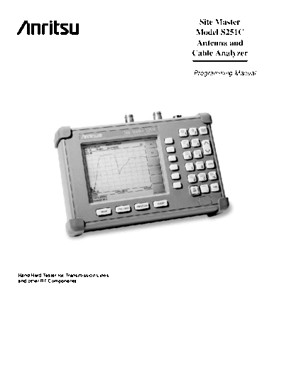 ANRITSU S251C PROG