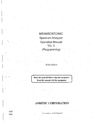 ANRITSU MS2665C_252C 67C_252C 68C_252C Vol. 3 Programming