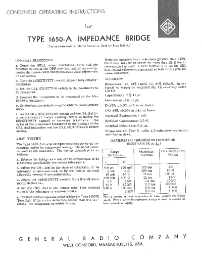 General_Radio_Comp_1650-A_Type_1650-A_Impedance_Bridge__Operator_Manual-IB1650A