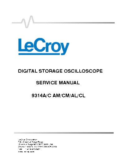 LeCroy_9314AX-CX_Service_Manual(A)
