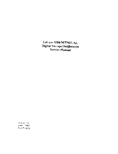LeCroy_9384M-TM-L-AL_Service_Manual_28-DEC-2010