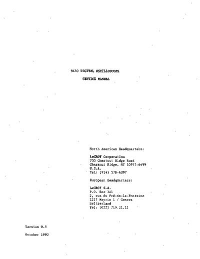 LeCroy_9450_Service_Manual