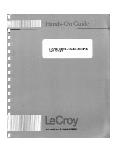 LeCroy_93XX_Hands_On_Guide_LOG_Version