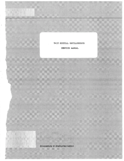 LeCroy_9410_Service_Manual