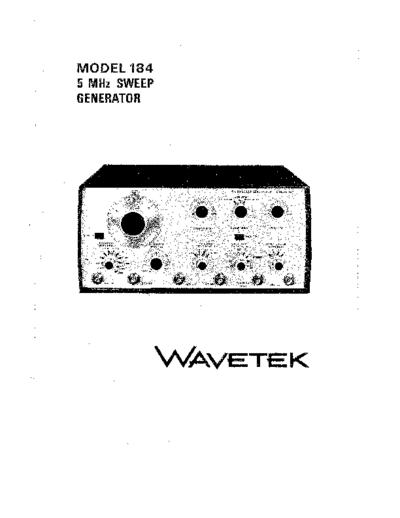 WAV 184 Instruction
