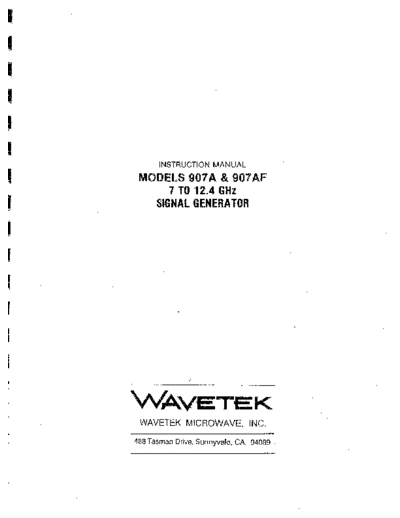 WAV 907A_252CAF Operation Only