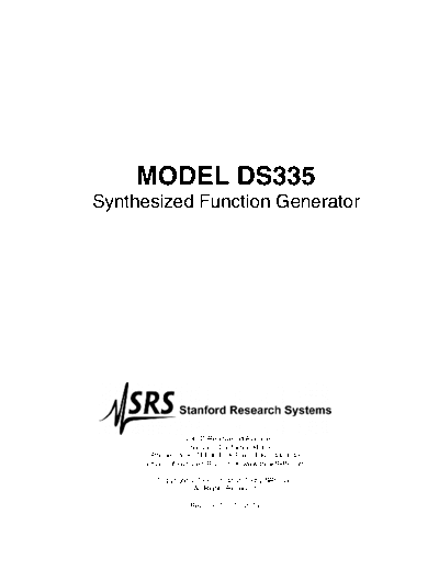 www.thinksrs.com-DS335m