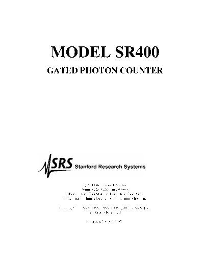 www.thinksrs.com-SR400m