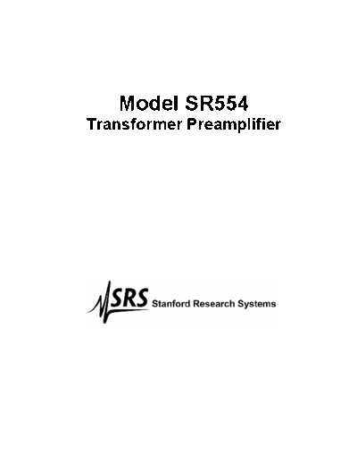 www.thinksrs.com-SR554m