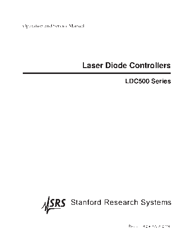 www.thinksrs.com-LDC501m