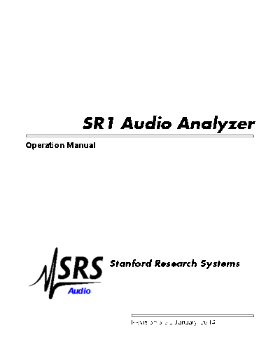 www.thinksrs.com-SR1am