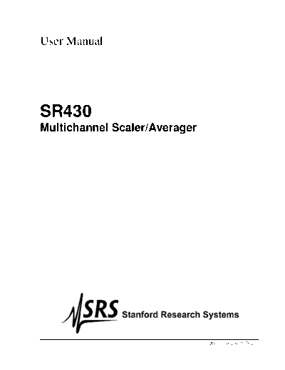 www.thinksrs.com-SR430m