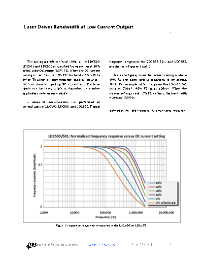 www.thinksrs.com-LDC Note 13 Bandwidth at low current RevA2