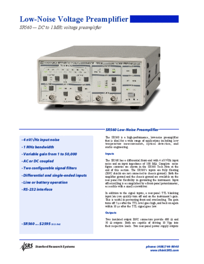 www.thinksrs.com-SR560c