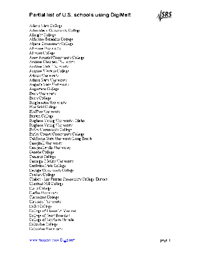 www.thinksrs.com-Customer List