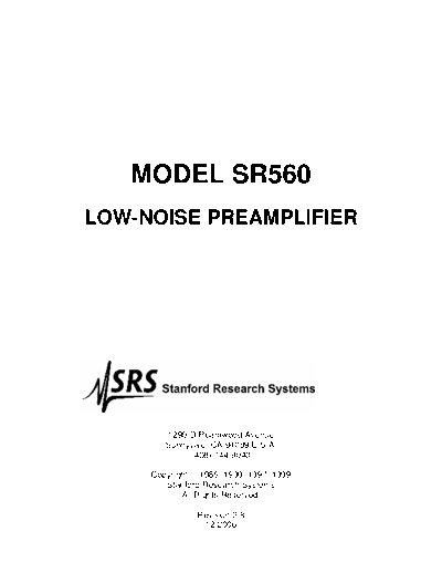 SR560Manual