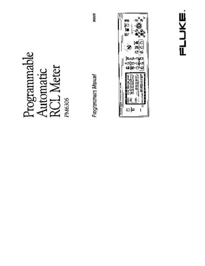 FLUKE PM6306 Programmer