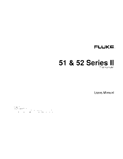 FLUKE 51_252C 52 User