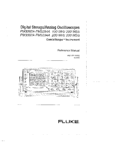 FLUKE PM3382A-PM3384A PM3392A-PM3394A Reference