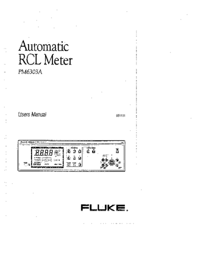 FLUKE PM6303A User