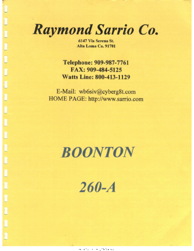 Boonton 260-A Q Meter