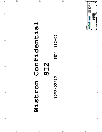 HP Elitebook 2740p Wistron NORN 3.0 Schematic Diagram