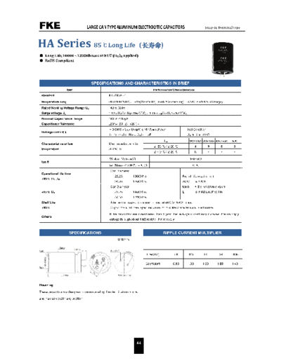 FKE [snap-in] HA SERIES Series