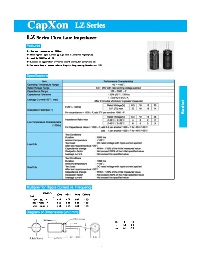 Capxon 2004 LZ Series