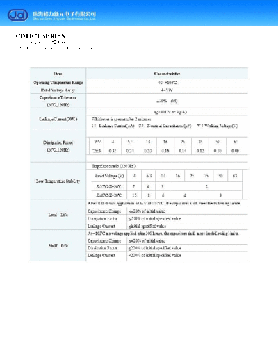 J.d [radial thru-hole] CD11CT Series