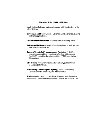 Version_3.51_UNIX_Utilities