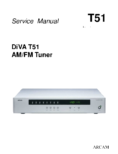 Arcam-T51-Service-Manual